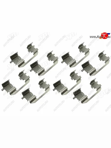 Комплект монтажный тормозных колодок FR HONDA ACCORD 98-CIVIC 01- SAT ST-349-0037