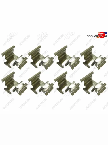 Комплект монтажный тормозных колодок FR TOYOTA AVENSIS 03-COROLLA VERSO 04- SAT ST-349-0052