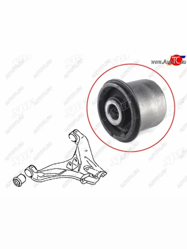 Сайлентблок переднего верхнего рычага MITSUBISHI L200TRITON 05-15PAJEROMONTERO SPORT 08-15 SAT ST-4010A117B