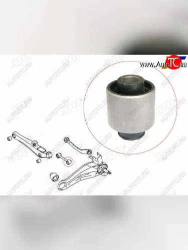 Сайлентблок заднего нижнего развального рычага (косточка) MITSUBISHI OUTLANDER 2006-2012 SAT ST-4117A039B