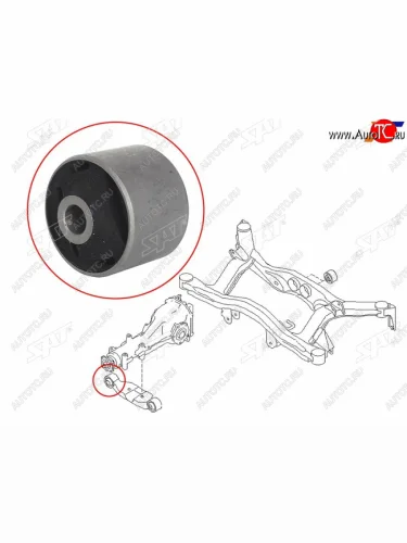 Сайлентблок Subaru Forester 07-19  Impreza 07-14  Legacy 03-15  Outback 03-15 SAT ST-41310-AG022-BU1