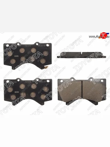 Колодки тормозные перед TOYOTA LAND CRUISER 200LEXUS LX570 07- TOYOTA 04465-YZZR2