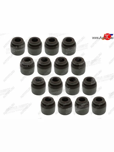 Комплект маслосъемных колпачков NISSAN SR#QR#VQ#RB20DE - впусквыпуск (16 шт) VICTOR REINZ 12-52738-01