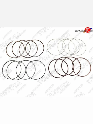 Кольца поршневые TOYOTA COROLLA,IST,AURIS 2,3ZRFE 07- TOYOTA 13011-37090