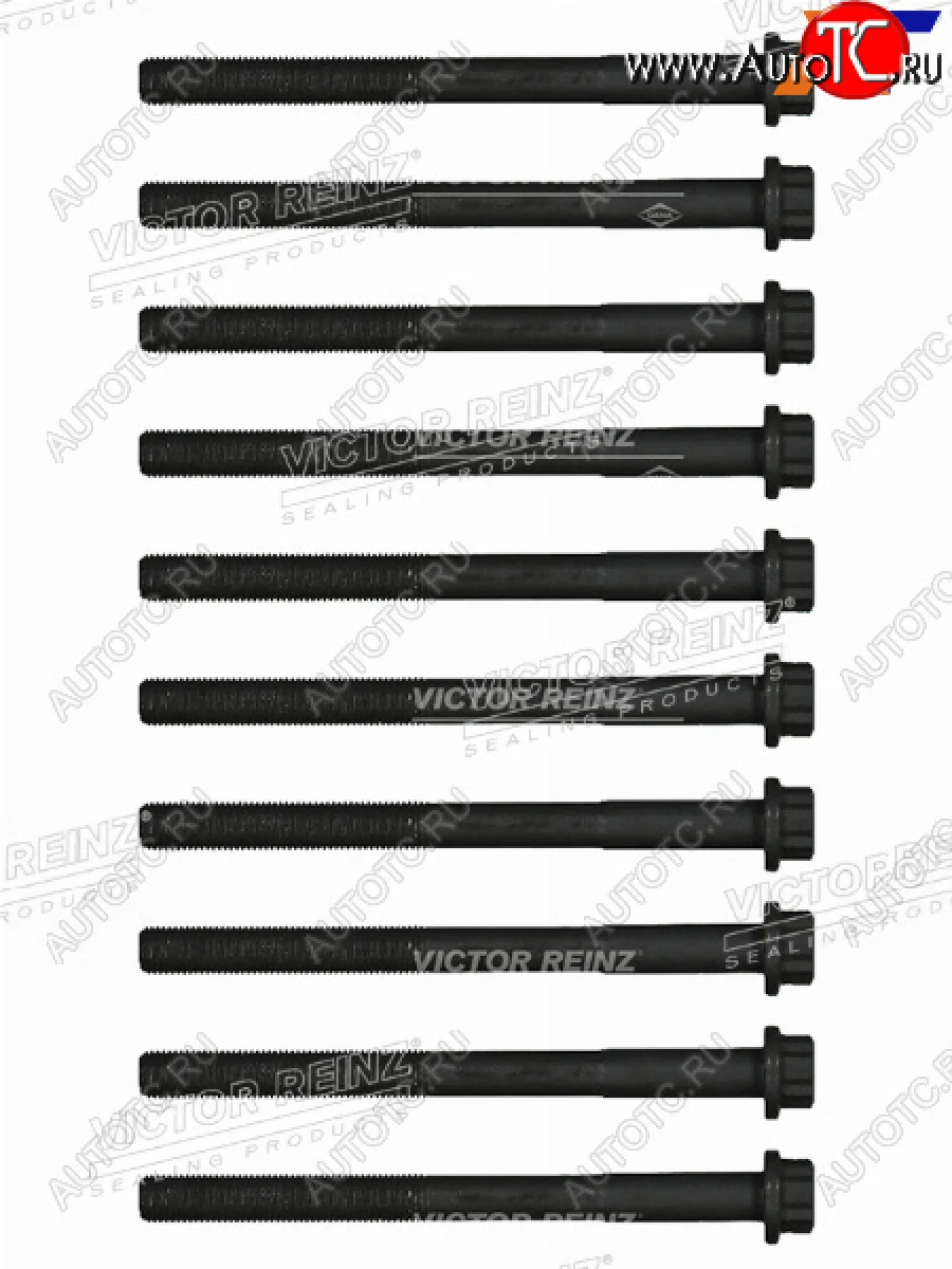 Комплект болтов ГБЦ TOYOTA LAND CRUISER VDJ70VDJ200 (10 штук) VICTOR REINZ 14-11664-01  в Самаре Самарской области