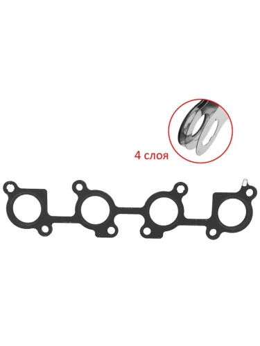 Прокладка выпускного коллектора TOYOTA LAND CRUISER 100 98- 2UZ TOYOTA 17173-50021