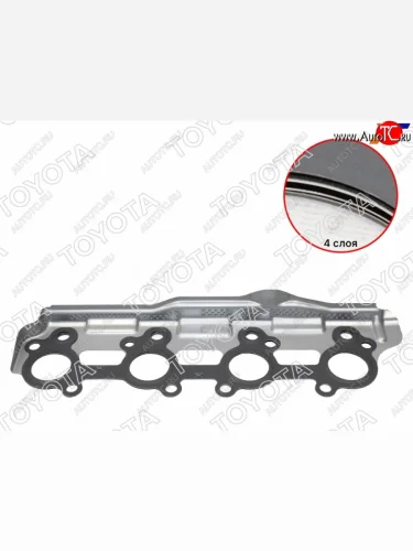 Прокладка выпускного коллектора TOYOTA LAND CRUISER 200 2UZFE 07- TOYOTA 17198-50010