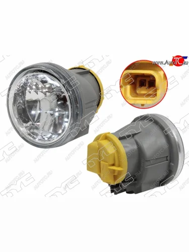 Фара противотуманная (Справа=Слева) Citroen Berlingo 08-16  Peugeot Partner 08-15  Partner Origin TYC 19-A251-05-2B