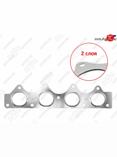 Прокладка выпускного коллектора HYUNDAI SOLARIS KIA RIO 11- G4FC 1,6G4FA 1,4 DYG 285212B010