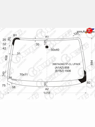 Стекло лобовое Honda HR-V 98-07 XYG 3967AGNV1P-CL LFW/X