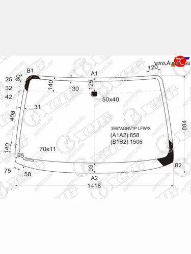 Стекло лобовое Honda HR-V 98-07 XYG 3967AGNV1P LFW/X