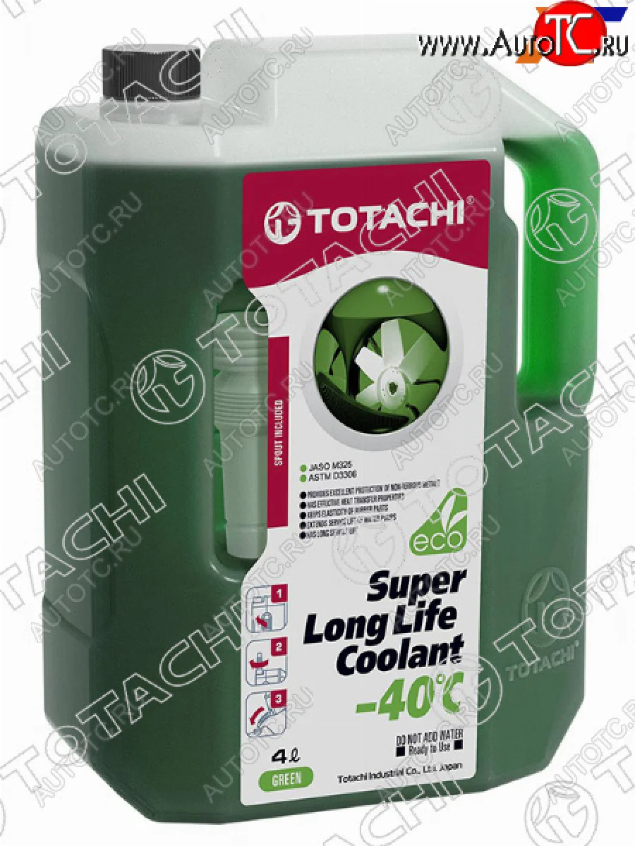Антифриз (SUPER LLC 4 л. -40 C Зелёный) TOTACHI 41604  В Кинешме Ивановской области