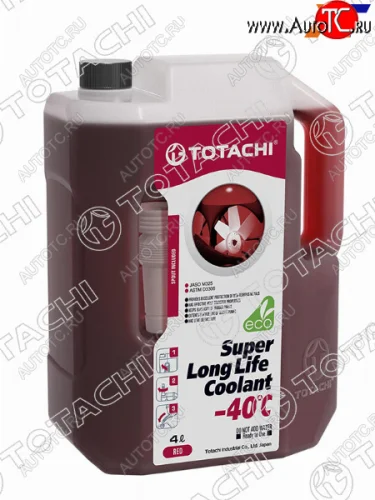 Антифриз (SUPER LLC 4 л. -40 C красный) TOTACHI 41804
