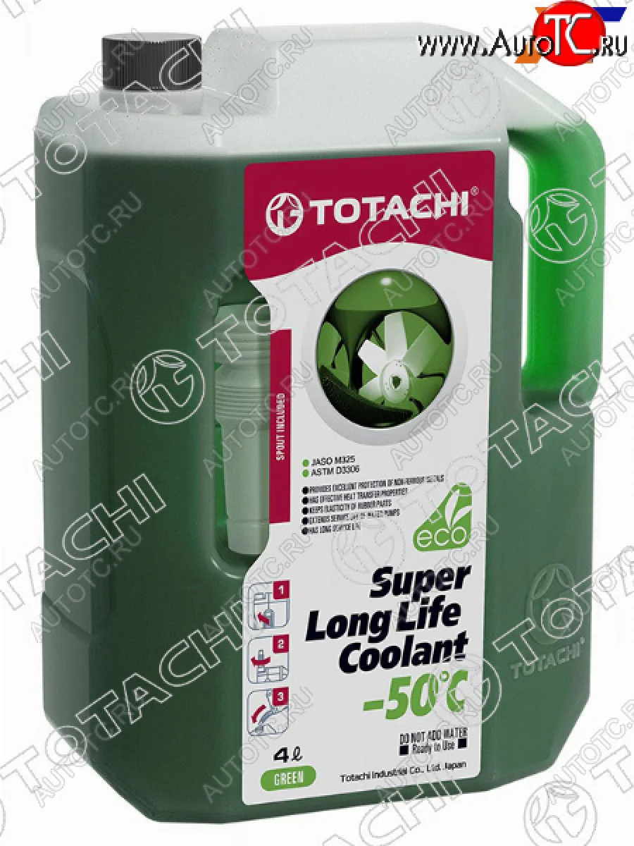 Антифриз (SUPER LLC 4 л. -50 C Зелёный) TOTACHI 41704  В Кинешме Ивановской области
