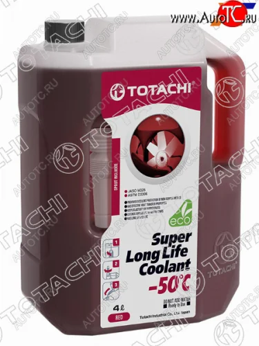 Антифриз (SUPER LLC 4 л. -50 C красный) TOTACHI 41904