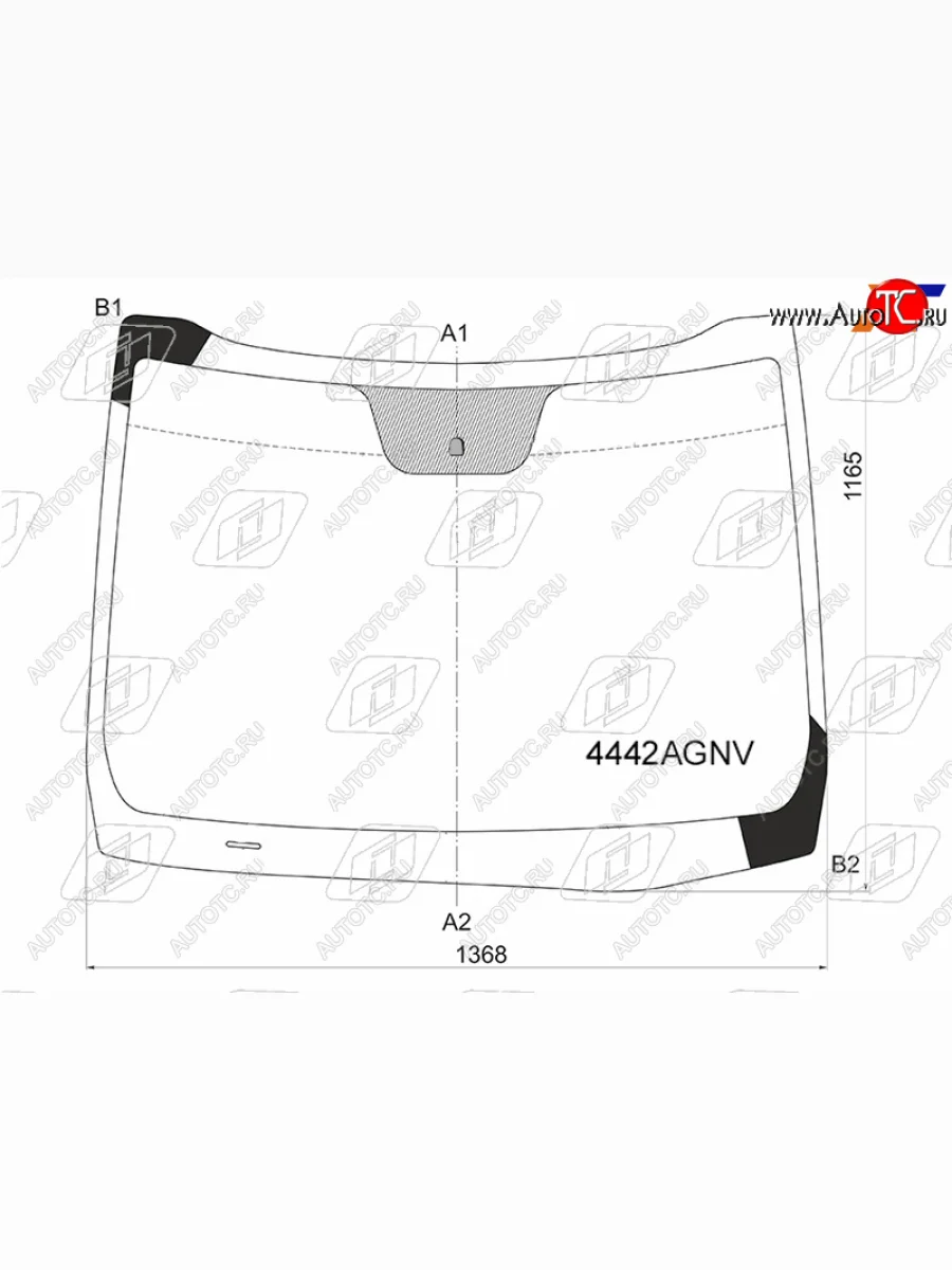 Стекло лобовое FUYAO KIA Ceed 2 JD рестайлинг, хэтчбэк (2015-2018) (зеленое)  в Керчи Республика Крым