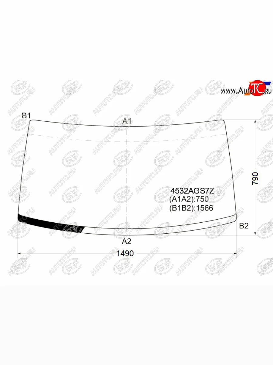 Стекло лобовое BOR Уаз Патриот 3163 5 дв. дорестайлинг (2005-2013) (зеленое)  в Самаре Самарской области