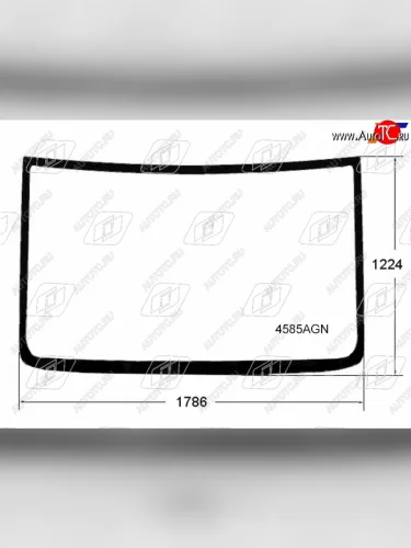Стекло лобовое FUYAO (зеленое) ГАЗ ГАЗель Next  A60,A63, A64 (2014-2021) автобус