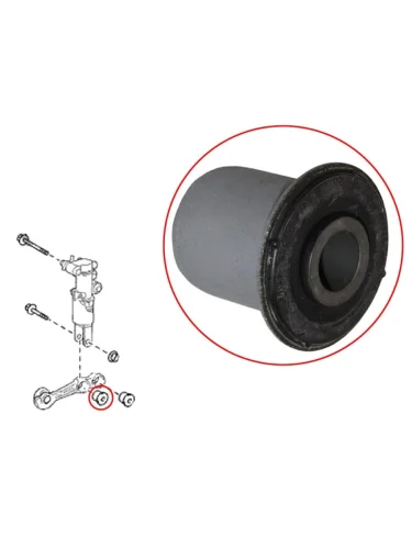 Сайлентблок Toyota Land Cruiser (J200,J300) 07- (Слева) TOYOTA 48849-60050