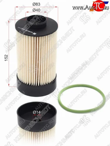 Фильтр топливный IVECO DAILY 06- KOLBENSCHMIDT 50014475