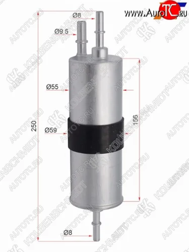 Фильтр топливный BMW 5 F10 9-16 3,5 5,0F07 3,5 5,0 KOLBENSCHMIDT 50014521