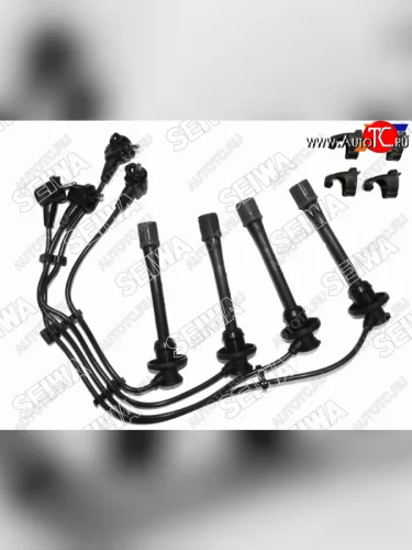 Провода высоковольтные TOYOTA SURF RZN185 95-PRADO RZJ9# 97- 3RZ-FE (кругл. резин.) SEIWA 50061