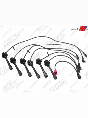 Провода высоковольтные TOYOTA  MARK2CHASER GX10# 96-01 1G-FE (кругл. резин.) SEIWA 50078
