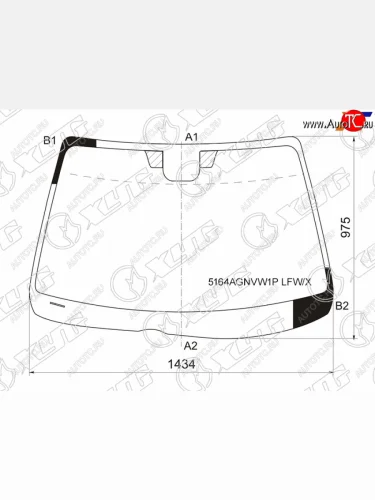 Стекло лобовое Mazda 6 05-08 XYG 5164AGNVW1P LFW/X