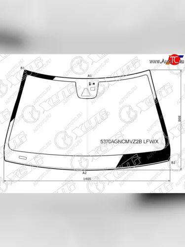 Стекло лобовое (камера, датчик дождя, молдинг) XYG (зеленое) Mercedes-Benz E-Class  C207 (2009-2017) дорестайлинг купе, рестайлинг купе