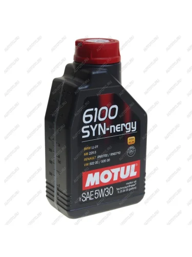Масло моторное 6100 SYN-NERGIE 5W30 псинт.1л MOTUL MOTUL 112137