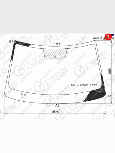 Стекло лобовое Hyundai Creta 20-22  Solaris HC 24- XYG CRT-21-VCP LFW/X