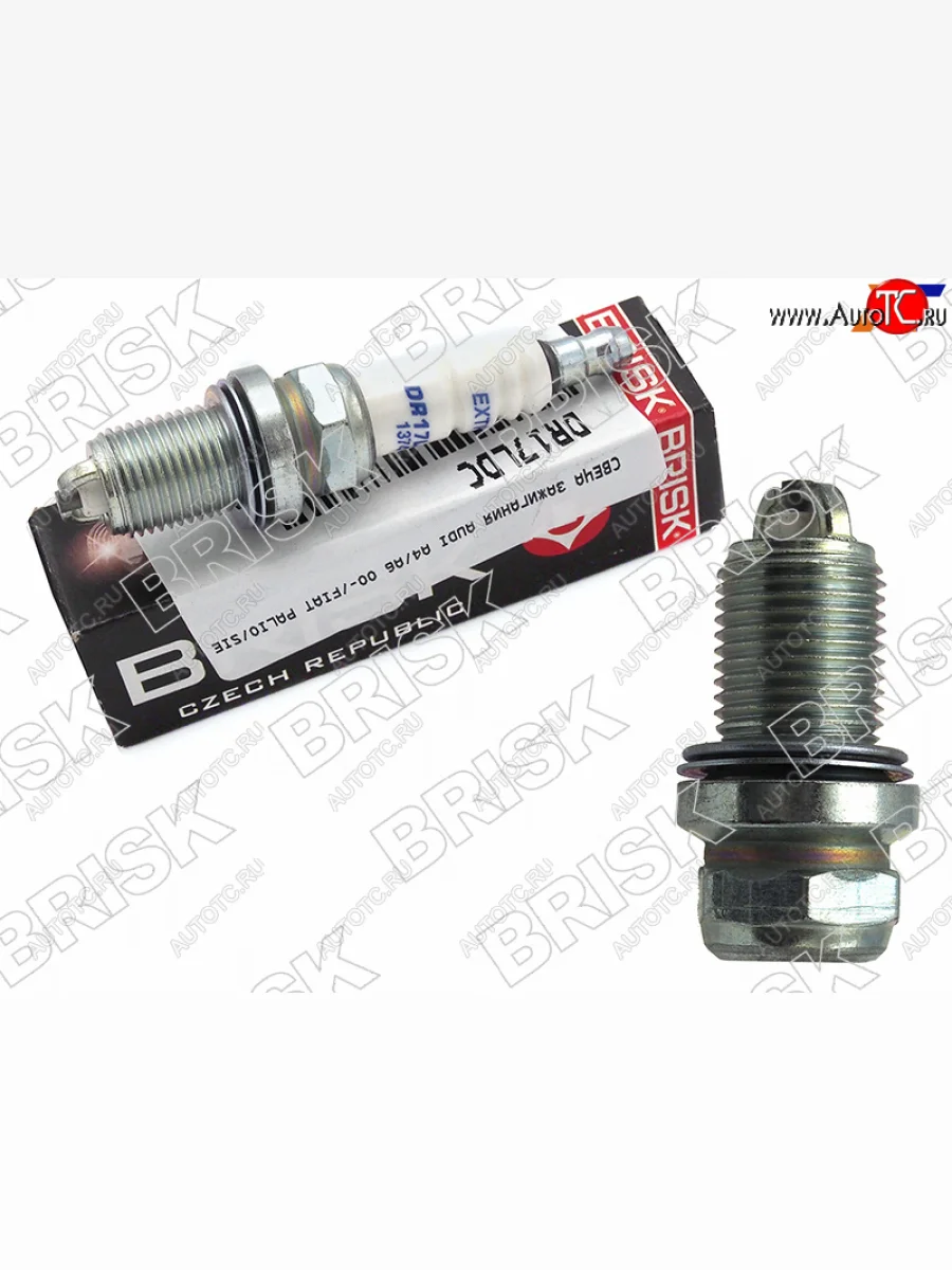 Свеча зажигания AUDI A4A6 00-FIAT PALIOSIENA 96-SKODA FABIA 99-VW TRANSPORTER 90-(EXTRA) BRISK DR17LDC  в Керчи Республика Крым