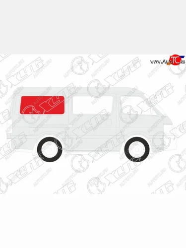 Стекло кузова боковое (не опускное) (Справа Цвет зеленый) Ford Econoline 92-97 XYG DW01292 SF/RH/X