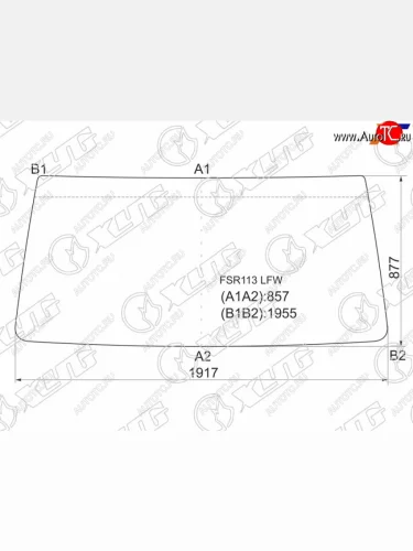 Стекло лобовое Isuzu Forward 95- XYG FSR113 LFW