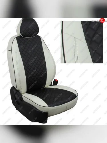 Комплект салонных чехлов LADA Priora Sd (рестайлинг) c 14г.  va-pr-ps-bch-r Автопилот