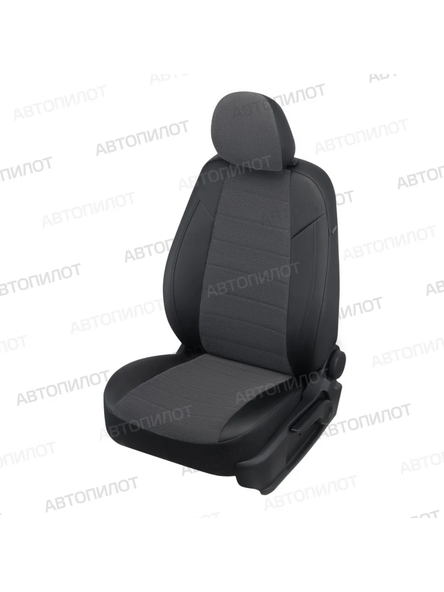 Комплект чехлов сидений (велюр) Автопилот Renault Arkana (2019-2025) (черный/федерер)  в Самаре Самарской области