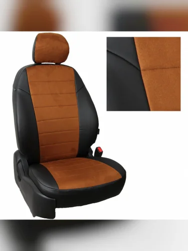 Комплект салонных чехлов Toyota Corolla HbWag (Е120 Е130) с 00-07г. ta-ko-e120kh-cheko-a Автопилот
