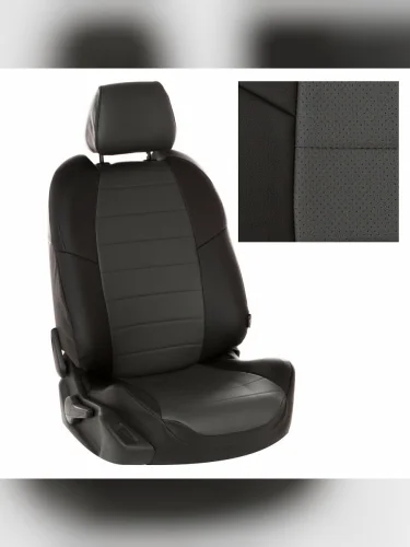 Комплект салонных чехлов Volkswagen Touran I  II (HighLine) с 03-15г.  vo-tou-t53-chets-e Автопилот