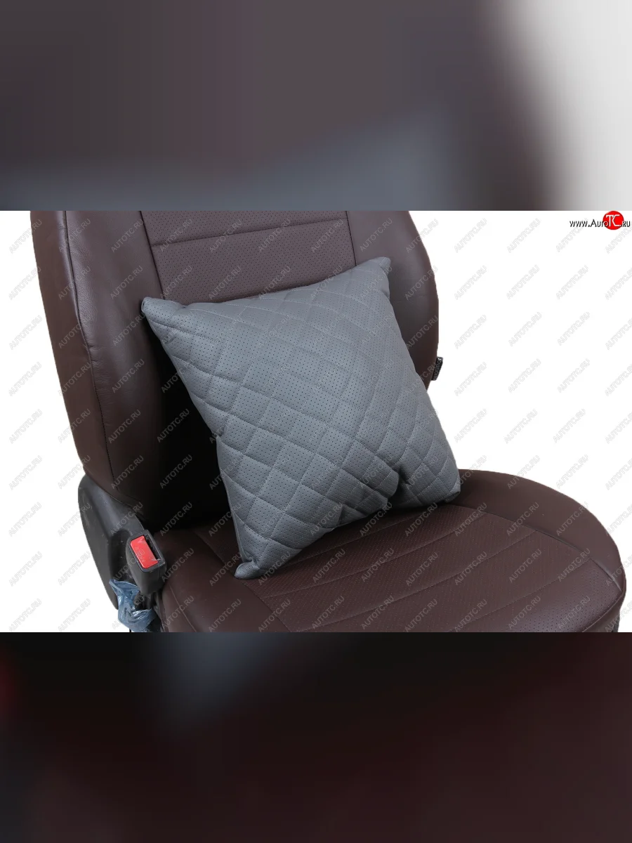 Подушки в салон автомобиля (Модель №2) из экокожи РОМБ  pdva2022022  в Самаре Самарской области