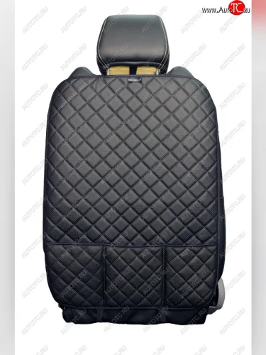 Накидка на спинку сиденья из экокожи  алькантары, Накидка на спинку сиденья  органайзер (из экокожи) - АВТОПИЛОТ  nsp-avtopilot-001