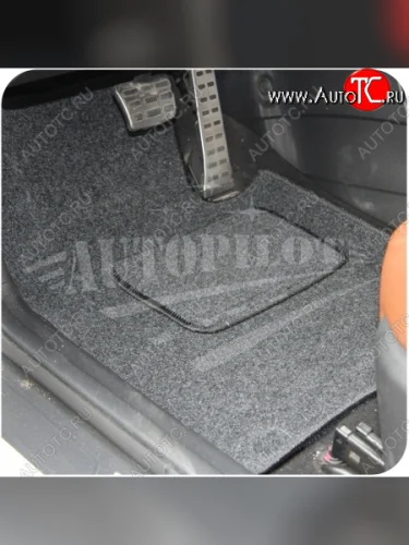 Комплект салонных чехлов FORD EcoSport 2012+ текстиль т.серый  ecots Автопилот