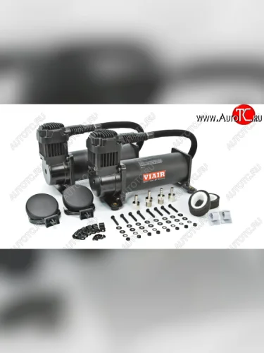 Комплект из 2-х компрессоров VIAIR 444C, черный матовый Viair 44442