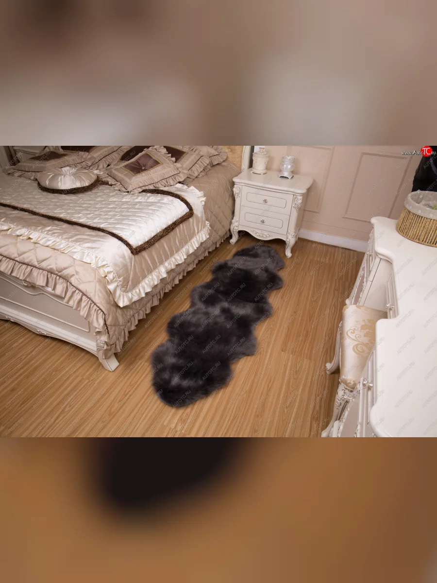 Ковер из 2 шкур (искусственный мех)  2p-id022  в Самаре Самарской области