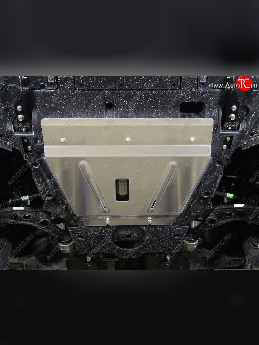 Защита картера и КПП (алюминий) 4мм Honda CR-V (RW) 2017-  с доставкой в г. Керчь