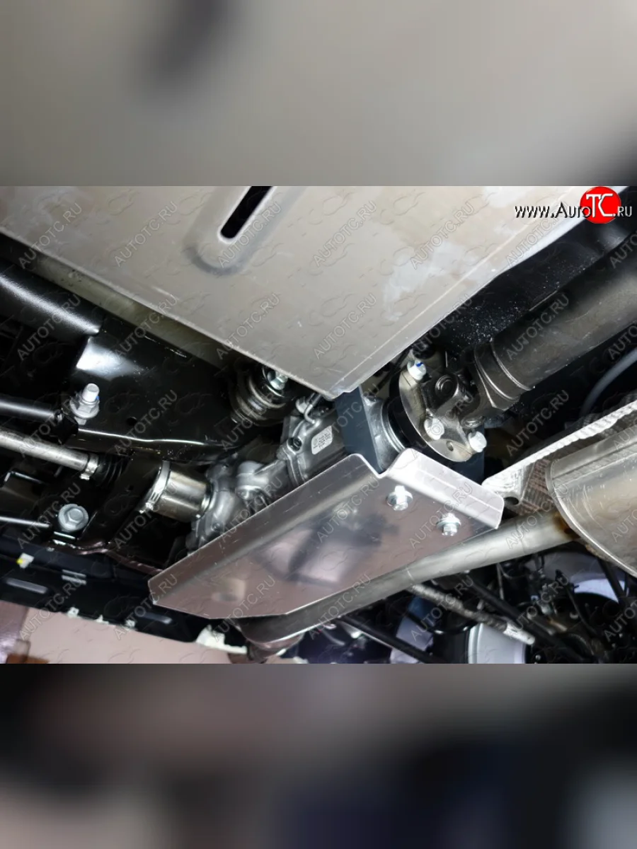 Защита дифференциала (алюминий) 4мм Renault Kaptur 2016-  в Самаре Самарской области