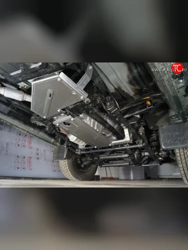 Защита раздаточной коробки (алюминий) 4мм (не устанавливается без защиты ZKTCC00489) UAZ Patriot 2021- (АКПП)