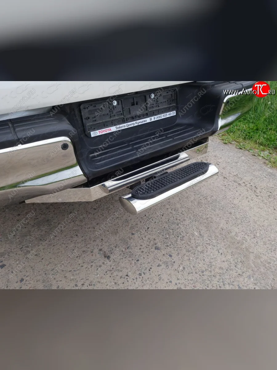 Задняя подножка овальная 120х60 мм (под фаркоп тип Е) ___  tcup1  в Самаре Самарской области