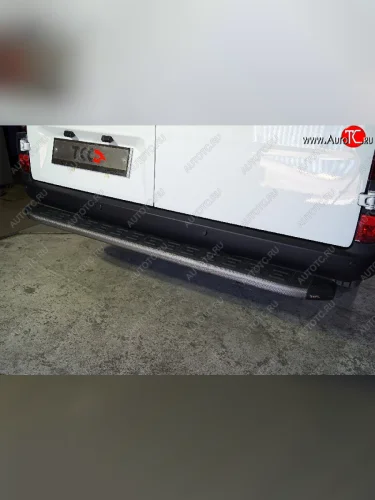 Задняя подножка алюминиевая с пластиковой накладкой (карбон серый) 1720 мм Sollers Atlant (L2H1) 2023-