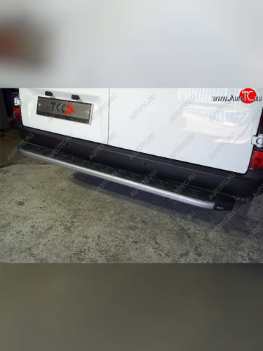 Задняя подножка алюминиевая с пластиковой накладкой (карбон серебро) 1720 мм Sollers Atlant (L2H1) 2023-