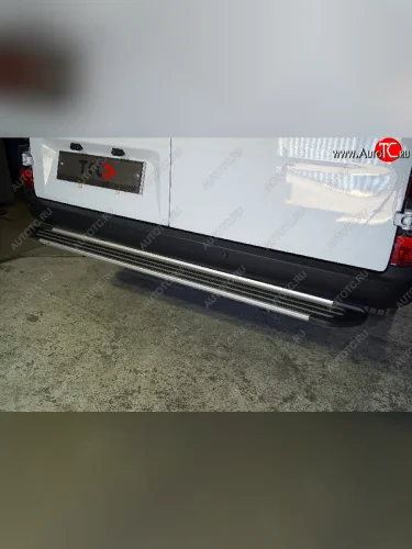 Задняя подножка алюминиевая u0027Slim line Silveru0027 1720 мм Sollers Atlant (L2H1) 2023-